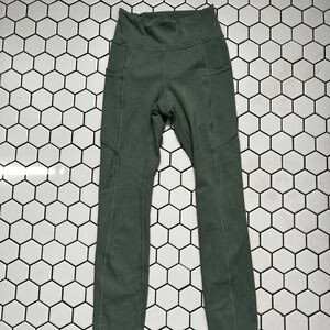 green aerie/gilly hicks leggings size xs